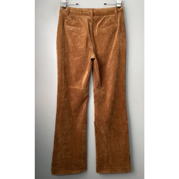 Coldwater Creek Pants Womens Size 8 Brown Pinwale Corduroy Trousers Equestrian - Picture 3 of 13